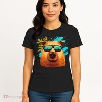 Capybara Cute And Funny Capybara Cool Sunglasses Women's T-Shirt thumb 4