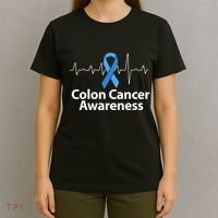 Colon Cancer Awareness Colorectal Cancer Month T-Shirt thumb 4