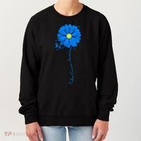 Colon Cancer Awareness Sunflower Ribbon Women's Sweatshirt thumb 0