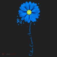 Colon Cancer Awareness Sunflower Ribbon Women's Sweatshirt thumb 2