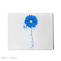 Colon Cancer Awareness Sunflower Ribbon Mousepad thumb 0