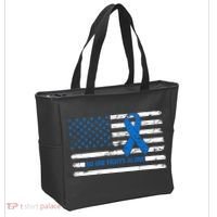 Colon Cancer Awareness Tote Bag thumb 2