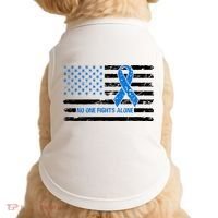 Colon Cancer Awareness Doggie Tank thumb 0