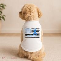 Colon Cancer Awareness Doggie Tank thumb 2