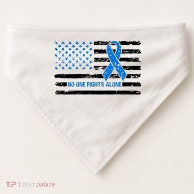 Colon Cancer Awareness USA-Made Doggie Bandana