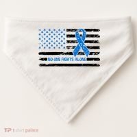 Colon Cancer Awareness USA-Made Doggie Bandana thumb 0