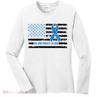 Colon Cancer Awareness Women's Long Sleeve Shirt thumb 0