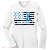 Colon Cancer Awareness Women's Long Sleeve Shirt thumb 0