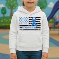 Colon Cancer Awareness Kids Hoodie thumb 3