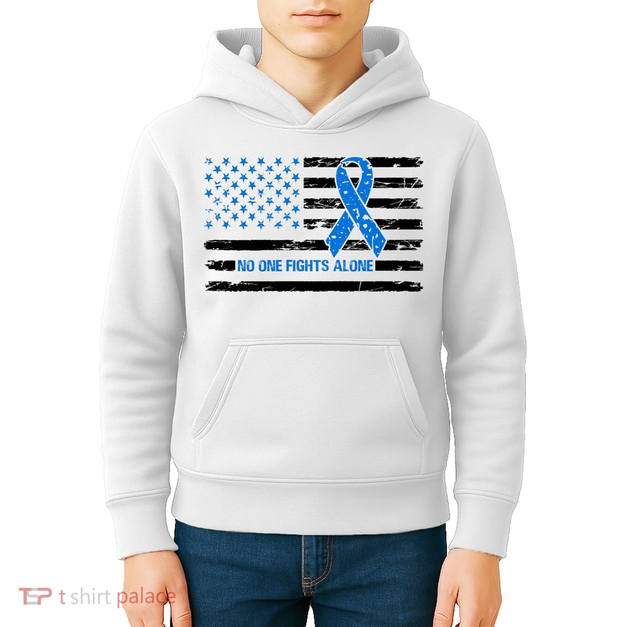 Colon Cancer Awareness Kids Hoodie
