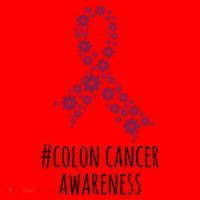 Colon Cancer Awareness Ribbon Santa Hat thumb 1