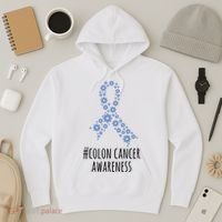Colon Cancer Awareness Ribbon Hoodie thumb 3