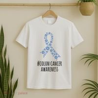 Colon Cancer Awareness Ribbon T-Shirt thumb 2