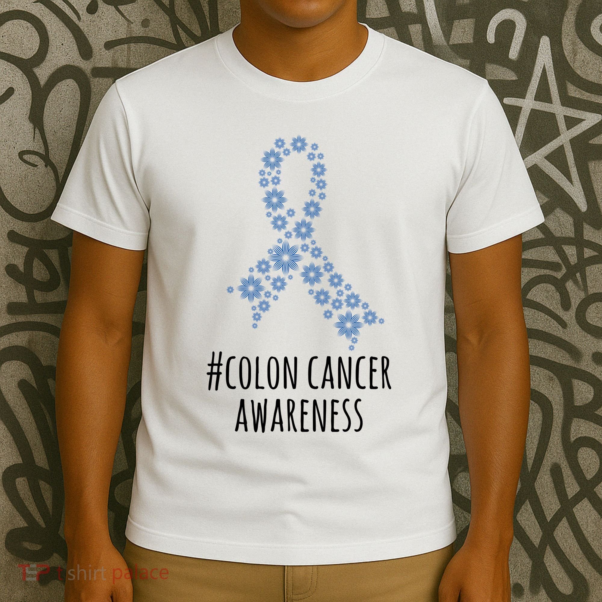 Colon Cancer Awareness Ribbon T-Shirt