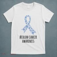 Colon Cancer Awareness Ribbon T-Shirt thumb 5