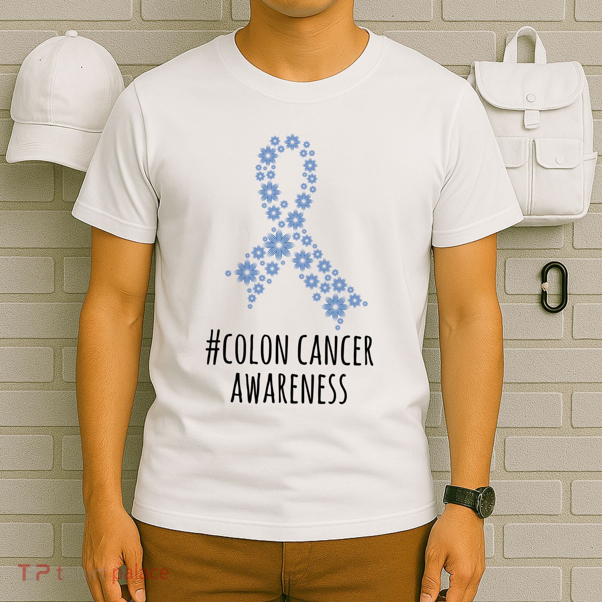 Colon Cancer Awareness Ribbon T-Shirt