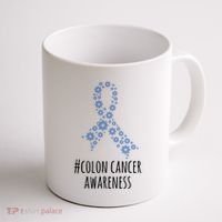 Colon Cancer Awareness Ribbon Coffee Mug thumb 1