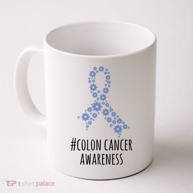 Colon Cancer Awareness Ribbon Coffee Mug