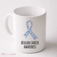 Colon Cancer Awareness Ribbon Coffee Mug thumb 0