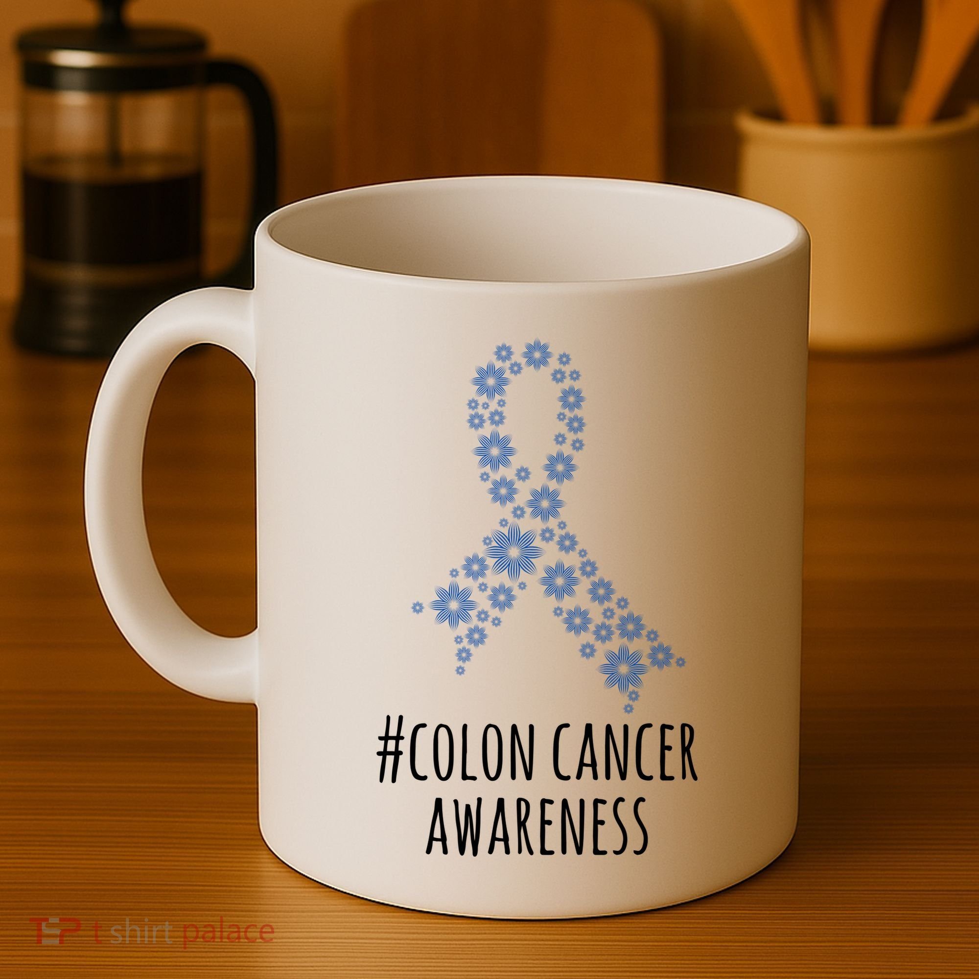 Colon Cancer Awareness Ribbon Coffee Mug