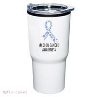 Colon Cancer Awareness Ribbon Tumbler thumb 0