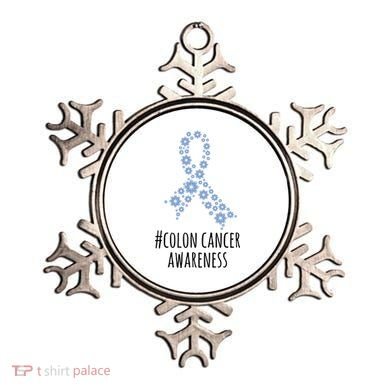 Colon Cancer Awareness Ribbon Ornament