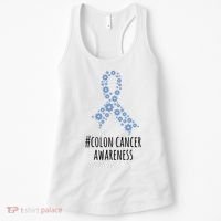 Colon Cancer Awareness Ribbon Women's Tank Top thumb 0