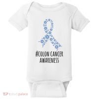 Colon Cancer Awareness Ribbon Baby Bodysuit thumb 0