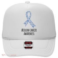 Colon Cancer Awareness Ribbon Hat thumb 0