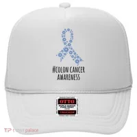 Colon Cancer Awareness Ribbon Hat thumb 0