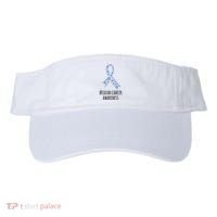 Colon Cancer Awareness Ribbon Visor thumb 0