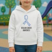Colon Cancer Awareness Ribbon Kids Hoodie thumb 3