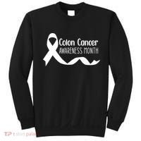 Colon Cancer Awareness Month Black Sweatshirt thumb 0