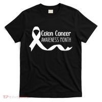 Colon Cancer Awareness Month Black T-Shirt thumb 0