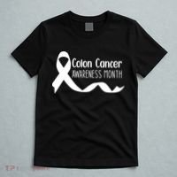 Colon Cancer Awareness Month Black T-Shirt thumb 5
