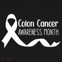Colon Cancer Awareness Month Black Baby Bodysuit thumb 2