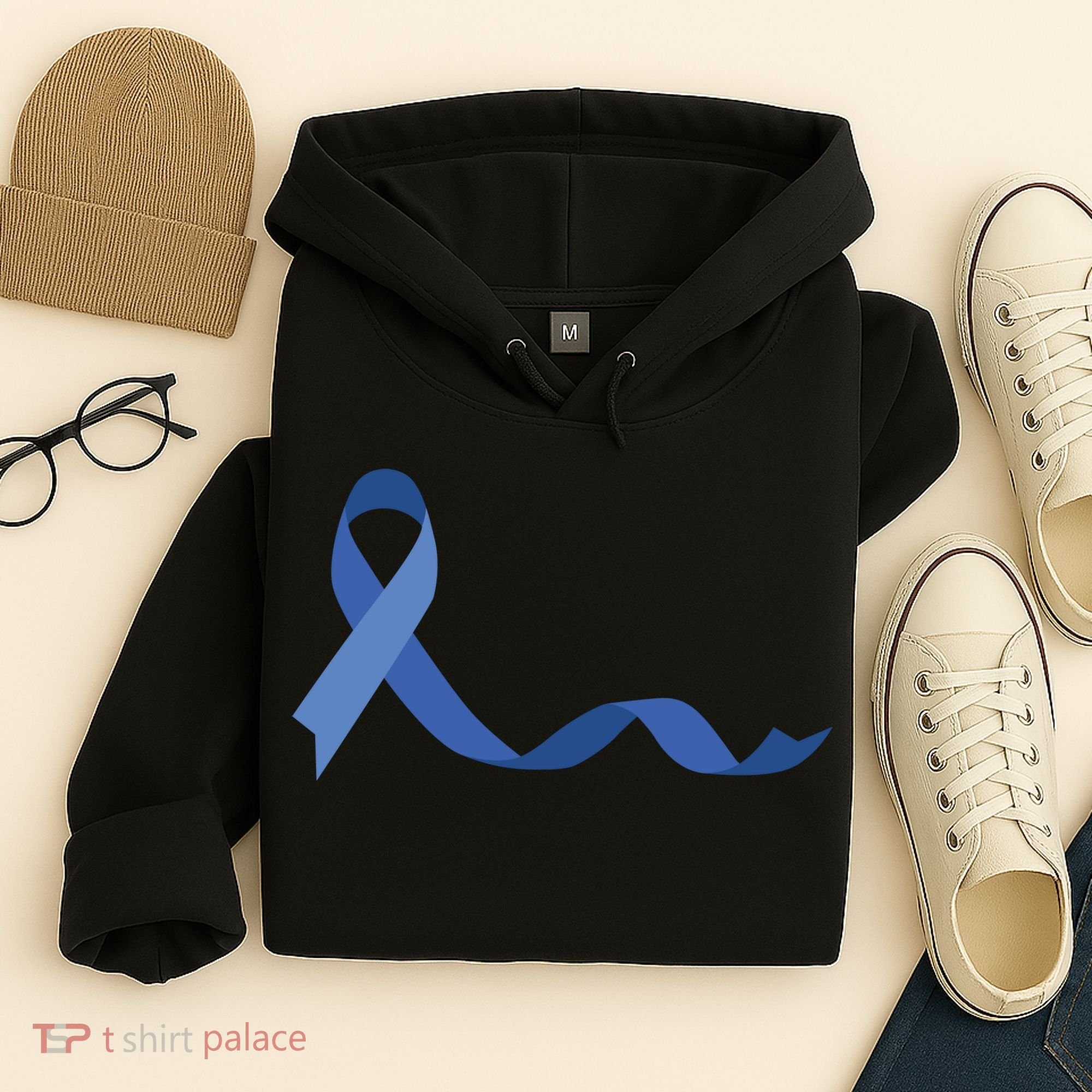 Colon Cancer Awareness Ribbon Hoodie