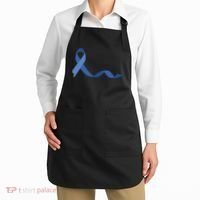 Colon Cancer Awareness Ribbon Apron thumb 2