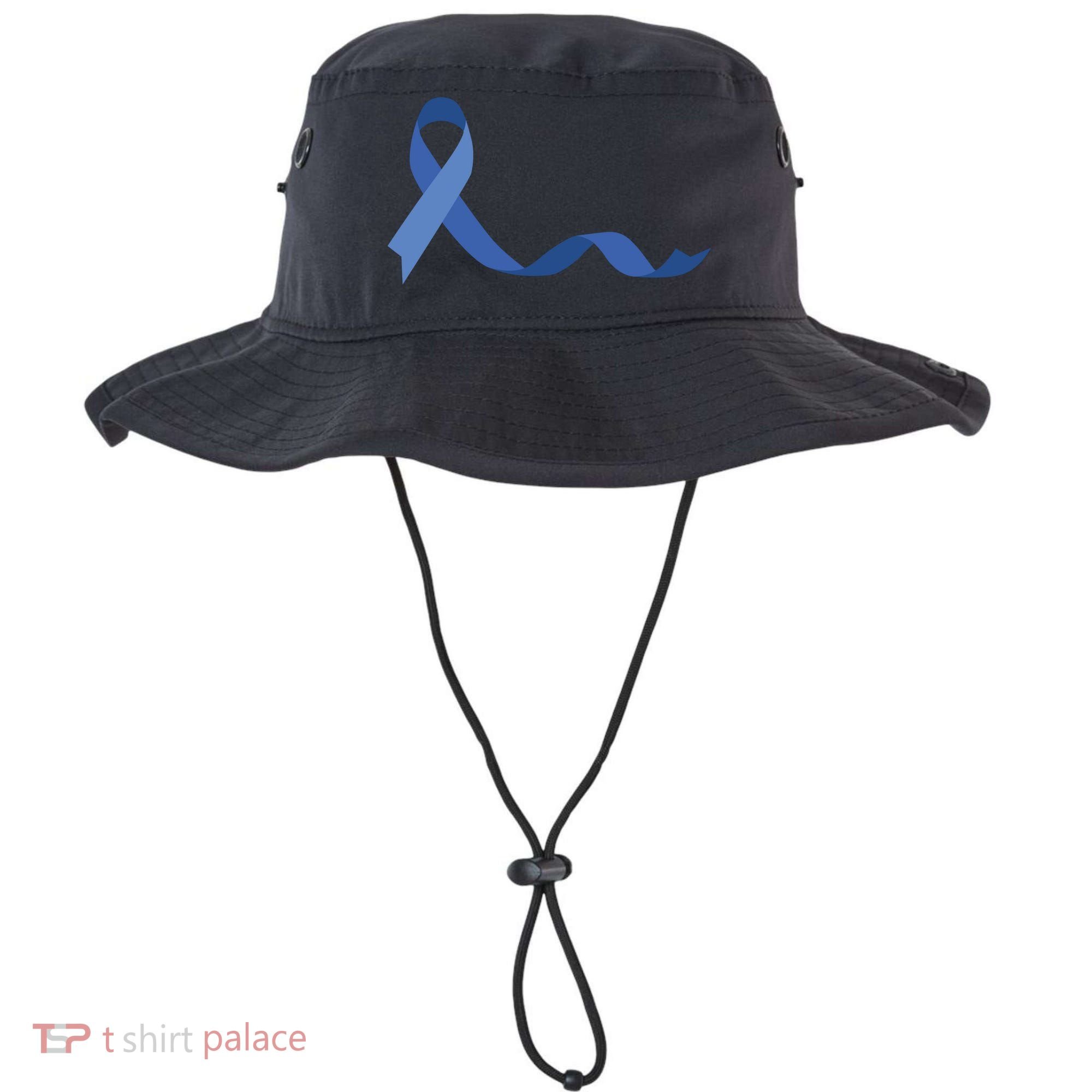 Colon Cancer Awareness Ribbon Bucket Hat