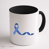 Colon Cancer Awareness Ribbon Coffee Mug thumb 1