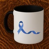 Colon Cancer Awareness Ribbon Coffee Mug thumb 2
