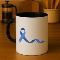 Colon Cancer Awareness Ribbon Coffee Mug thumb 4