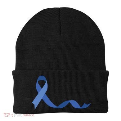 Colon Cancer Awareness Ribbon Beanie