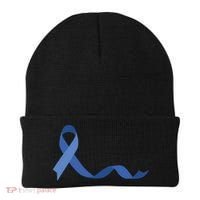 Colon Cancer Awareness Ribbon Beanie thumb 0