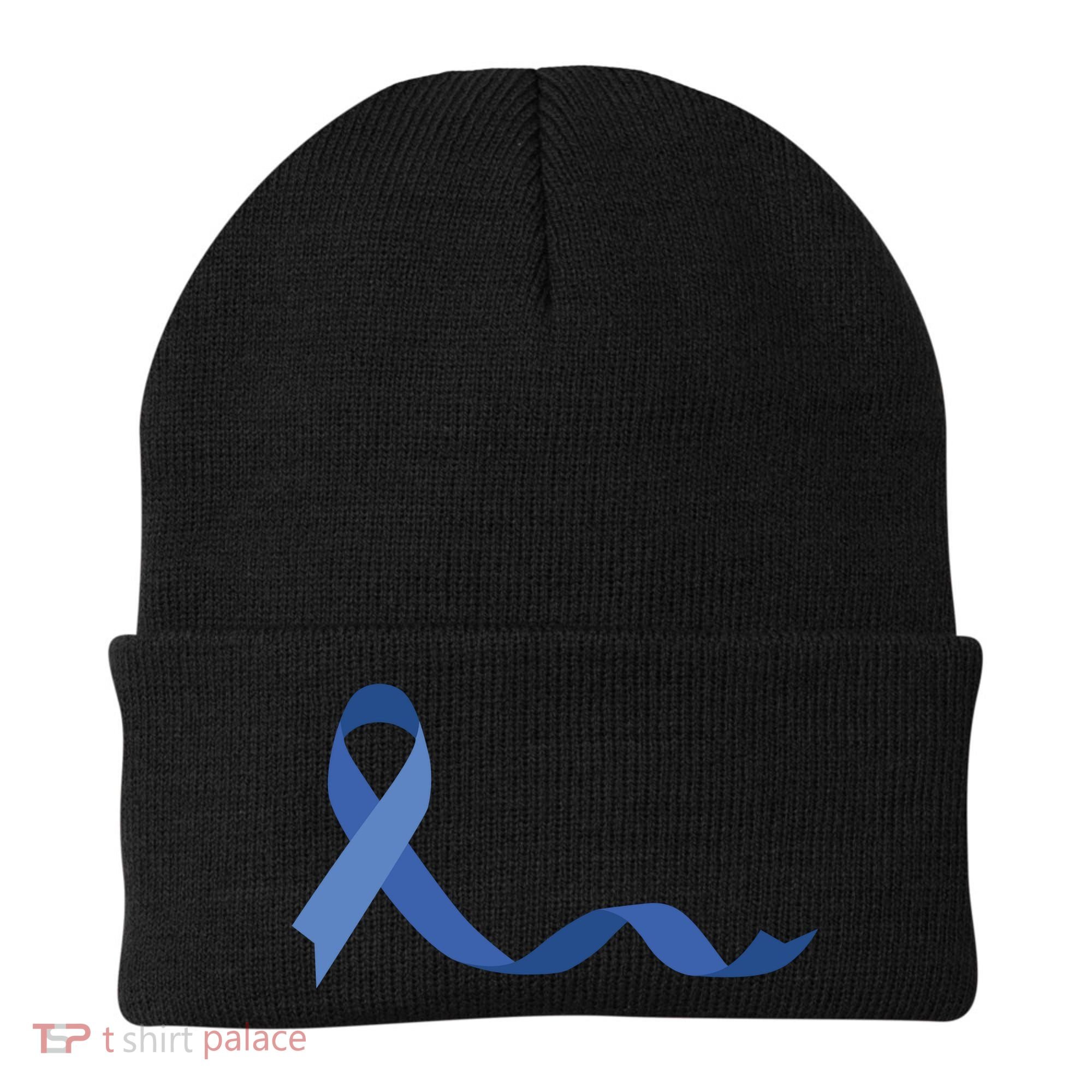 Colon Cancer Awareness Ribbon Beanie