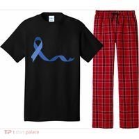 Colon Cancer Awareness Ribbon Pajama Set thumb 0