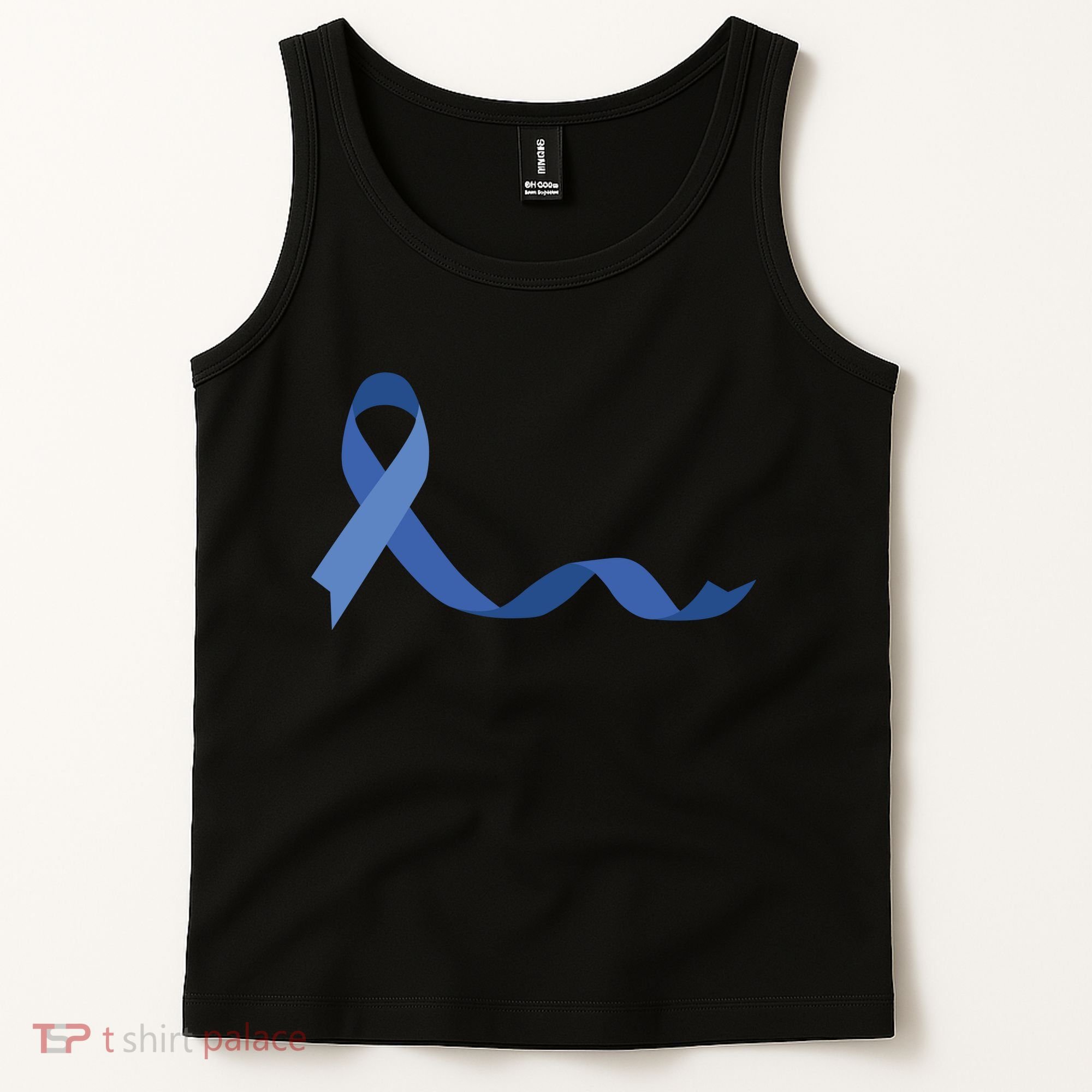 Colon Cancer Awareness Ribbon Tank Top