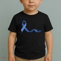Colon Cancer Awareness Ribbon Toddler T-Shirt thumb 2