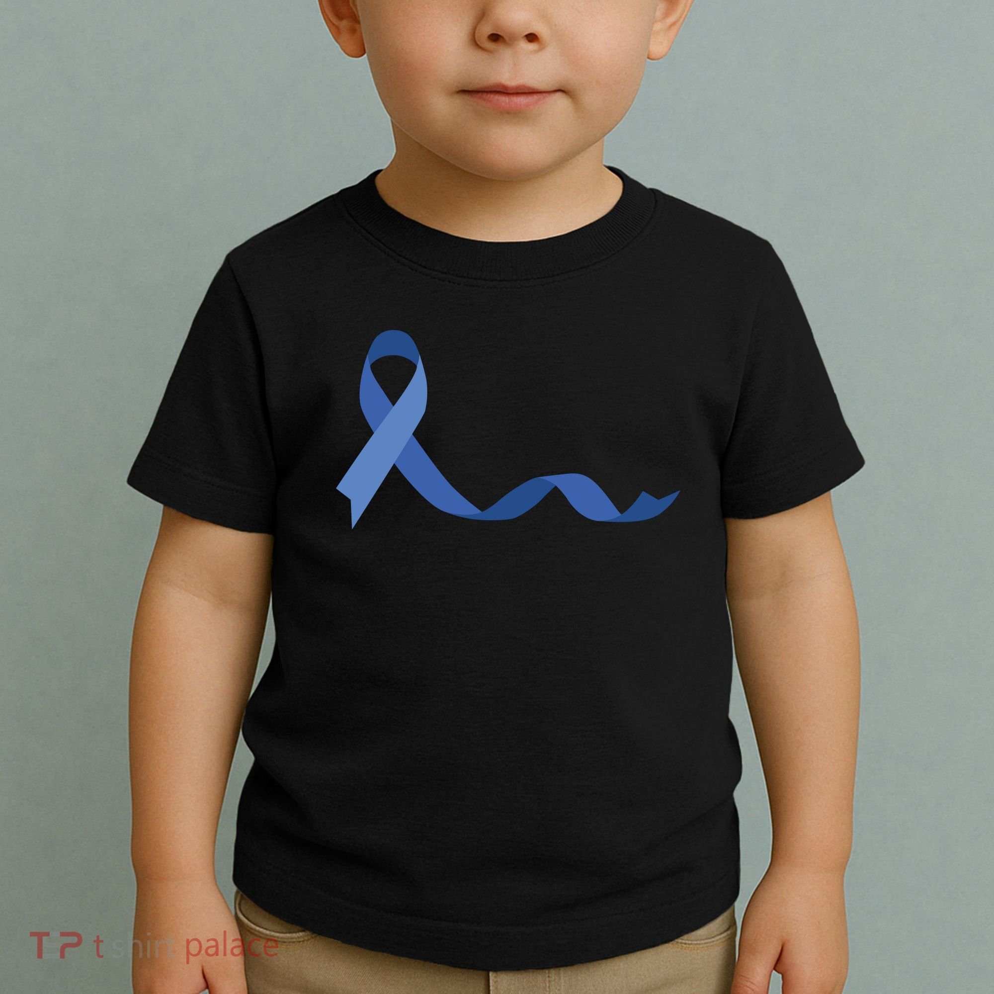 Colon Cancer Awareness Ribbon Toddler T-Shirt