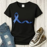 Colon Cancer Awareness Ribbon Women's T-Shirt thumb 3